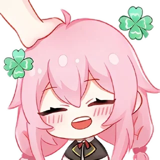 🤗 emoji 给我摸摸头或抱抱 By @YoMuko Telegram sticker 12 of 44
