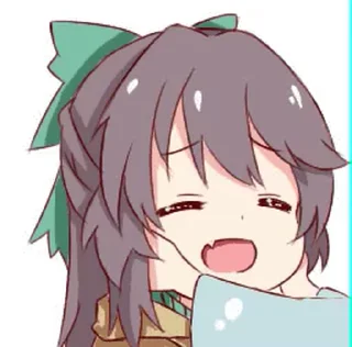 😊 emoji 给我摸摸头或抱抱 By @YoMuko Telegram sticker 23 of 44
