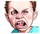 😩 emoji Angry face of children Telegram sticker 23 of 41