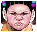 😠 emoji Angry face of children Telegram sticker 9 of 41