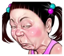 😌 emoji Angry face of children Telegram sticker 11 of 41