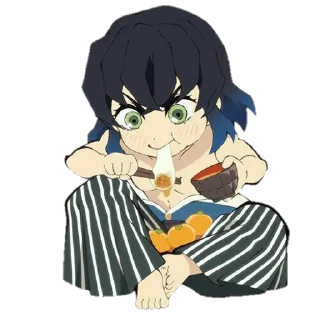 🍜 emoji KNY Chibi ➜ @animee_stickers Telegram sticker 15 of 60