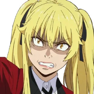 🤬 emoji Kakegurui ➜ @animee_stickers Telegram sticker 21 of 65