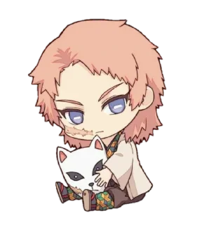🎭 emoji KNY Chibi ➜ @animee_stickers Telegram sticker 12 of 60
