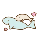 👯 emoji dugong time Telegram sticker 10 of 40