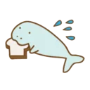 🏃 emoji dugong time Telegram sticker 11 of 40