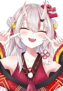 Sticker from Nakiri Ayame @LunaChoco