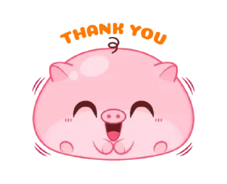 😊 emoji Chubby Mochi Pig @bistic Telegram sticker 11 of 16