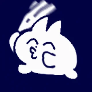 🪁 emoji 领结猫Cat 动态版 更多贴纸在 @riridoafflinks Telegram sticker 17 of 50