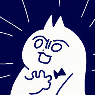 😮 emoji 领结猫Cat 2 更多贴纸在 @riridoafflinks Telegram sticker 21 of 120