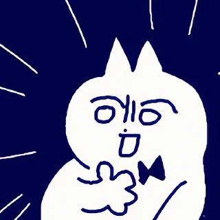 😲 emoji 领结猫Cat 2 更多贴纸在 @riridoafflinks Telegram sticker 22 of 120