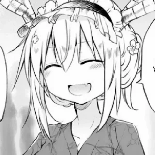 💚 emoji Kobayashi Tohru @yoasobihelp Telegram sticker 22 of 71