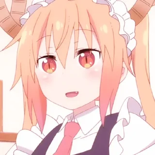 🍜 emoji ،، ◦ Tohru Kobayashi : @fckmne ʾʾ Telegram sticker 23 of 60