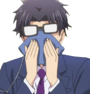 😭 emoji Wotakoi - @AnimeLibrary_Stickers Telegram sticker 20 of 32