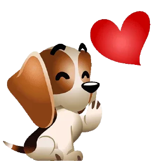 😘 emoji Puppy @Stickersey Telegram sticker 15 of 20