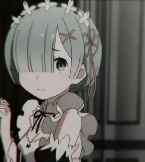 🖇 emoji Rem re zero || @Hizumistickersid Telegram sticker 11 of 19