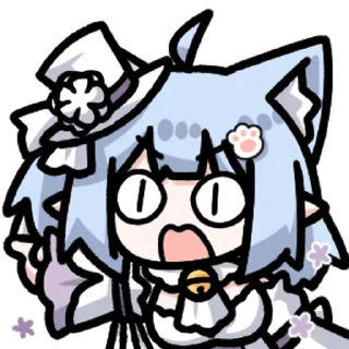 🚫 emoji 雪音猫猫一 @zhaxia_cn Telegram sticker 5 of 32