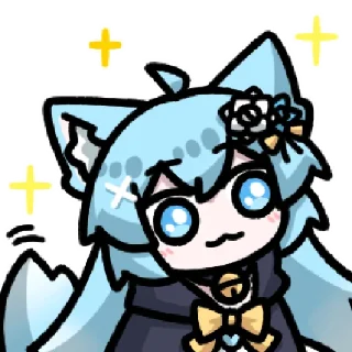 😲 emoji 机娘与猫猫 @zhaxia_cn Telegram sticker 13 of 16