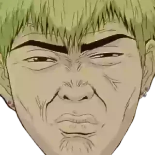 😒 emoji Great Teacher Onizuka Telegram sticker 6 of 19