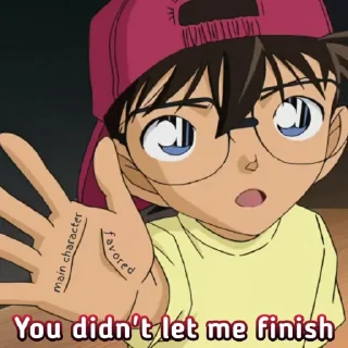 😞 emoji CONAN EDOGAWA 2 Telegram sticker 20 of 120