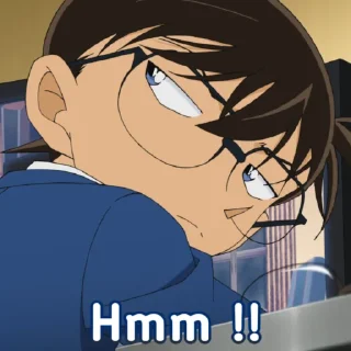 🤔 emoji CONAN EDOGAWA 2 Telegram sticker 2 of 120