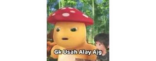 🪨 emoji Dino kuning • @anjaspakeks Telegram sticker 14 of 111