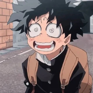 💚 emoji midoriya izuku — @valerangle Telegram sticker 10 of 15