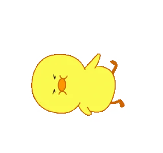 🐥 emoji Cute Duck || @LeninSticker Telegram sticker 8 of 24