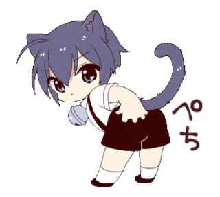 🍑 emoji 🎥Cute Little Boy // @LeninSticker Telegram sticker 17 of 24