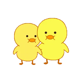 🐥 emoji Cute Duck || @LeninSticker Telegram sticker 14 of 24