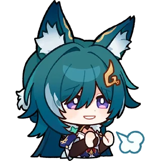 😮‍💨 emoji Галерея Пом-Пом | ФБТ @honkaistarrailofficial Telegram sticker 9 of 14