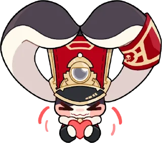 ❤️ emoji Галерея Пом-Пом | Пом-Пом @honkaistarrailofficial Telegram sticker 7 of 16