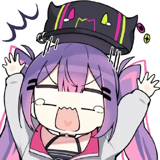 👾 emoji Towa Ch. 常闇トワ Member Stickers Telegram sticker 6 of 17