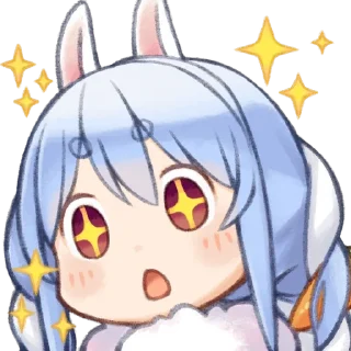 🐰 emoji Pekora Ch. 兎田ぺこら Member Stickers Telegram sticker 10 of 27