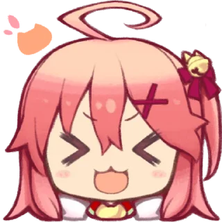 😝 emoji Miko Ch. さくらみこ Member Stickers Telegram sticker 1 of 40