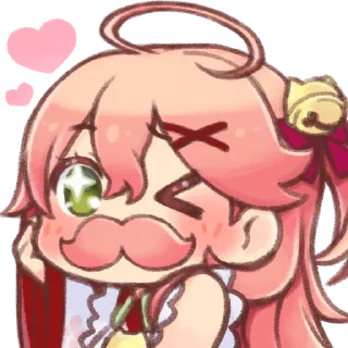 💮 emoji Miko Ch. さくらみこ Member Stickers Telegram sticker 23 of 40