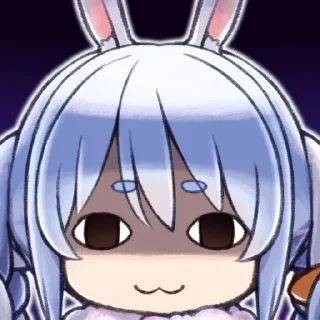 🐰 emoji Pekora Ch. 兎田ぺこら Member Stickers Telegram sticker 9 of 27