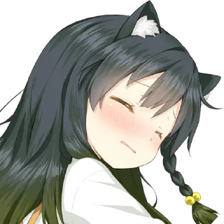 😣 emoji @stickers_yur 十夜 - さくら、もゆ。 Telegram sticker 22 of 27