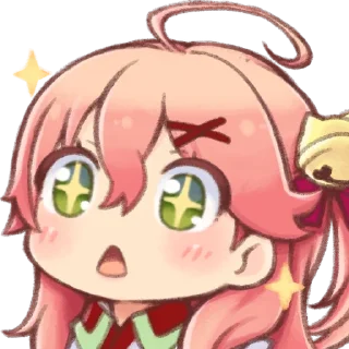 💮 emoji Miko Ch. さくらみこ Member Stickers Telegram sticker 18 of 40