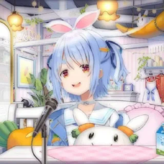 🐰 emoji Usada Pekora Telegram sticker 20 of 45
