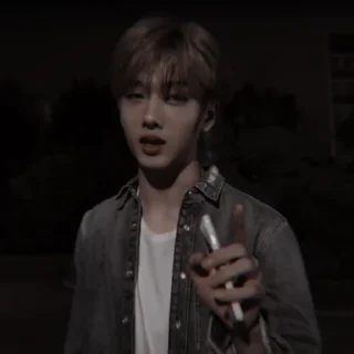 ⚔ emoji Jisung dark by @stickernct Telegram sticker 8 of 33