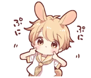 🐰 emoji rabbit boy 3 Telegram sticker 12 of 26