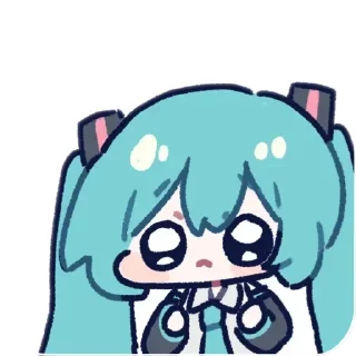 🥹 emoji mikumiku @Man5say Telegram sticker 7 of 65