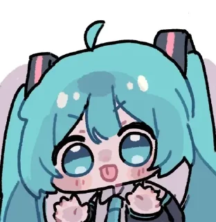 🥰 emoji mikumiku @Man5say Telegram sticker 11 of 65