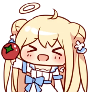 🍅 emoji 是沙月月 By.匣子 @limeSticker Telegram sticker 22 of 85