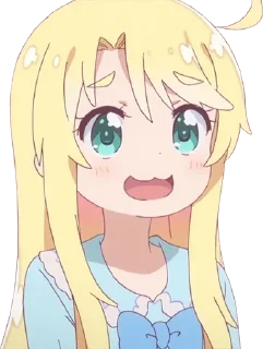 😓 emoji himesaka noa @animestickerchannel Telegram sticker 23 of 65