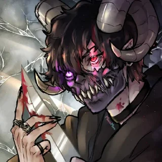 🗡️ emoji Corpse Husband @chwehansolvernon Telegram sticker 9 of 26