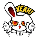 🤗 emoji Bloody Bunny @Amirul_zaimi Telegram sticker 5 of 43