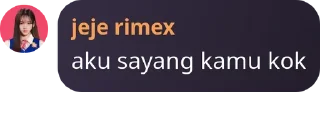 Sticker from jeje punya