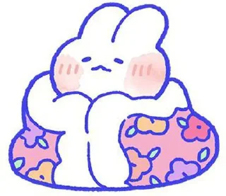 😋 emoji Kawaii bunnie 🎀 Telegram sticker 13 of 34